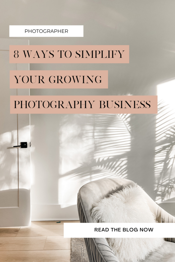 8 Ways To Simplify Your Growing Photography Business | Growing a wedding photography business can feel super overwhelming. Then you throw real life in the mix, a family, lack of funds and it may feel like you just want to throw in the towel. So these are some ways I have simplified my photography business and life….and you can too