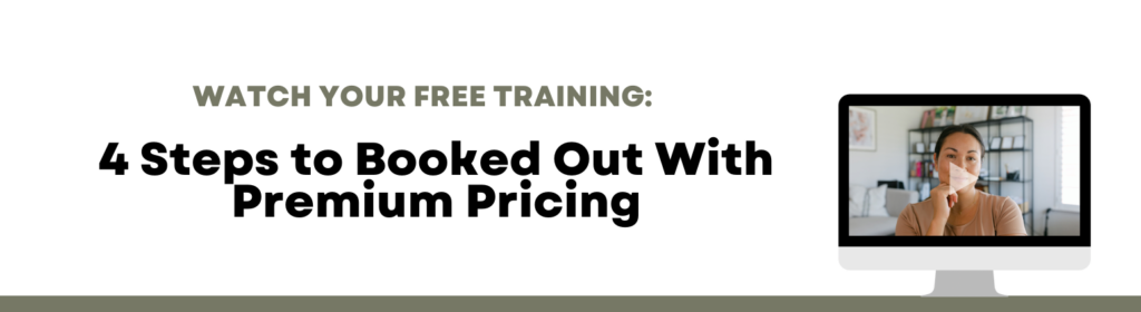 Watch Your Free Training: 4 Steps Method To Booked Out With Premium Pricing - Free Training For Photographers - Elizabeth Nwansi Masterclass