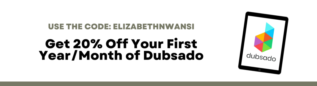 20% OFF DUBSADO FOR FIRST YEAR / MONTH