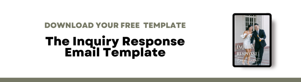 The Inquiry Response Email Template For Photographers - Elizabeth Nwansi